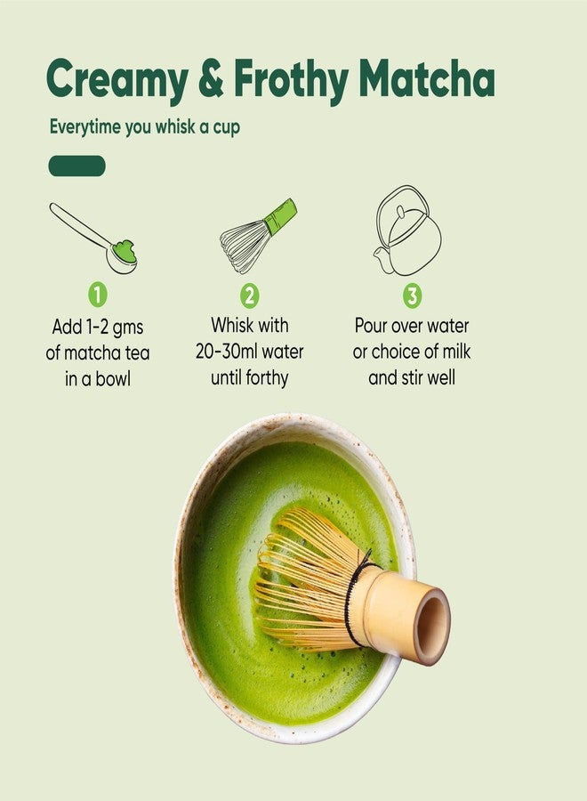 Tencha Japanese Handmade Bamboo Matcha Whisk (Chasen) - Traditional Bamboo Tool for Whisking Matcha & Hojicha - Image 5